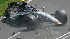 El accidentado sábado en Australia: Verstappen y Antonelli, los damnificados