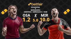 CA Osasuna vs. CD Mirandés: horario, dónde ver y pronósticos