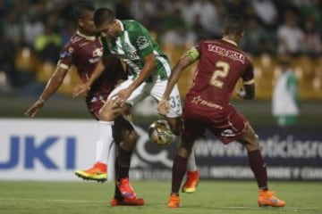 Un entretenido partido disputaron Nacional y Tolima, por la fecha 4 de la Liga Águila.