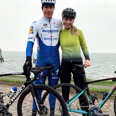 Fabio Jakobsen se vuelve a subir a la bicicleta tras su accidente