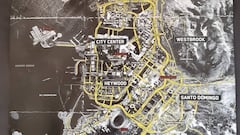 Así será el mapa completo de Cyberpunk 2077; barrios, carreteras y más