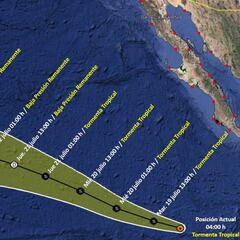 Huracán Estelle: así avanza, trayectoria y estados afectados