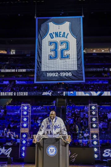 "No hay nadie que merezca más ser el primero que Shaq", dijo el director ejecutivo del Magic, Alex Martins.