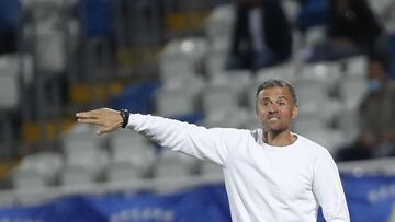 08/09/21 PARTIDO CLASIFICACION MUNDIAL QATAR 2022 EN PRISTINA FASE DE GRUPOS GRUPO B ESTADIO FADIL VOKRRI KOSOVO - SELECCION ESPAÑOLA ESPAÑA LUIS ENRIQUE