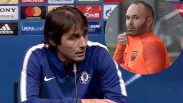 Conmueve escuchar a Conte elogiar a Iniesta: una delicia...