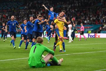 La selecci¨®n de Italia campeona de Europa.