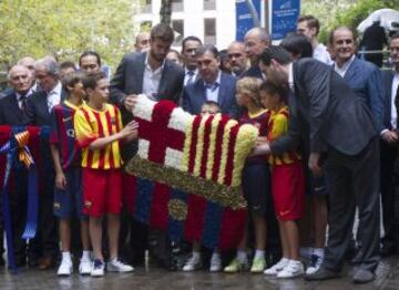 El Barcelona se une a las celebraciones de la Diada