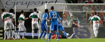 Elche-Real Madrid. 0-1. Cristiano Ronaldo anota el primer gol de falta directa.