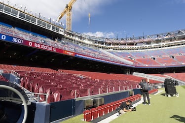 Vista desde el interior del estadio.