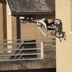 "Quería poner las ruedas de mi bici en sitios donde no lo ha hecho nadie"
