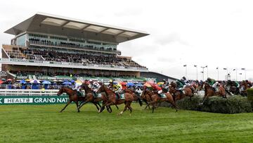 Imagen del Grand National de 2019 en el Hip&oacute;dromo de Aintree (Liverpool).