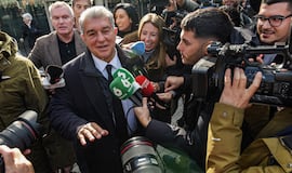 Nuevo dardo de Laporta: ”En el Madrid acostumbran a tirarse en el área"