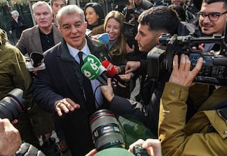 Nuevo dardo de Laporta: ”En el Madrid acostumbran a tirarse en el área"