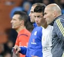 Zinedine Zidane: "James va a jugar, lo veo bien, lo veo metido"