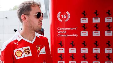 Sebastian Vettel recibe críticas por su actuación en Ferrari.