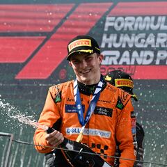 Piastri ganó con una costilla rota