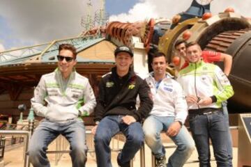 Antes del GP de Le Mans Hayden, Redding, di Meglio, Torres, Zarco y Aegerter han disfrutado de un divertido día  en Disneyland París.