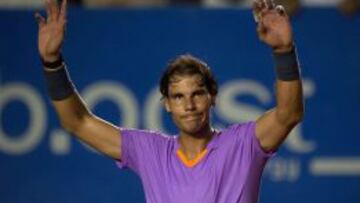 Nadal ya está en los cuartos de Acapulco.