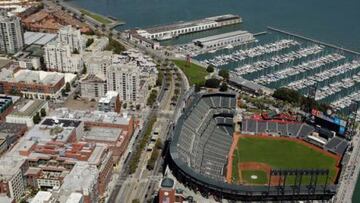 La proximidad al mar del AT&T Park hace que las gaviotas sean visitantes habituales.