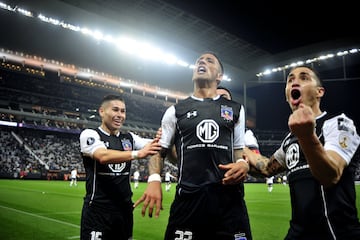 Así celebró el plantel de Colo Colo en el Arena Corinthians