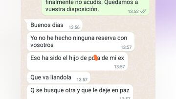 La excusa de un cliente que no va a una reserva en un restaurante: “Mi ex va liándola” 