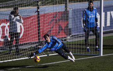 31/12/18 REAL MADRID ENTRENAMIENTO A PUERTA ABIERTA EN EL ESTADIO ALFREDO DI STEFANO
COURTOIS