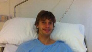 Canales, seis meses de baja por rotura total del cruzado