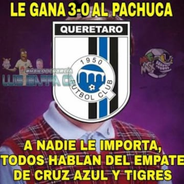 Los Memes tunden al Cruz Azul y celebran al Querétaro