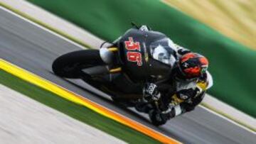 Kallio, en acción en el circuito de Cheste.