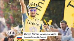 Peter Sagan es la nueva imagen de Oleg Tinkov para anunciar su banco.