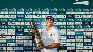 Kitayama, ganador del Open de Om&aacute;n de golf.