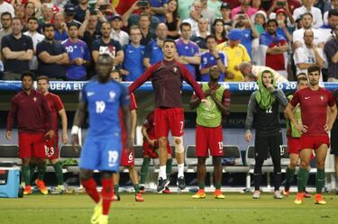 UEFA look the other way over Cristiano's touchline antics