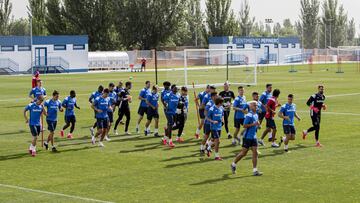 El Leganés vuelve a entrenar al completo sólo sin Aymane