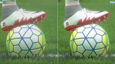 Comparativa gráfica PES 2017: PS4 Pro 4K vs PS4 1080p
