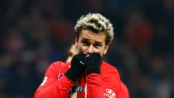 Soccer Football - LaLiga - Atletico Madrid v Getafe - Metropolitano, Madrid, Spain - December 19, 2023 Atletico Madrid's Antoine Griezmann celebrates scoring their third goal REUTERS/Susana Vera