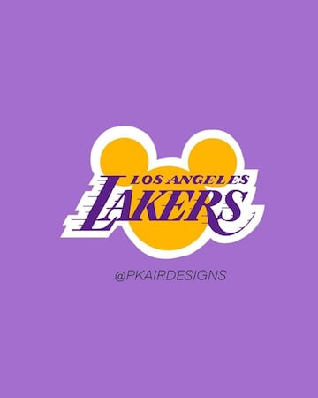 Los logos versión Disney de los equipos de la NBA