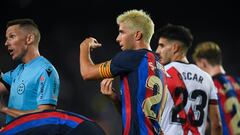 Sergi Roberto, con el brazalete de capitán la temporada pasada.