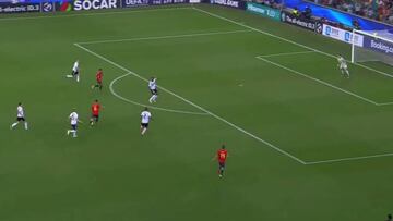 Escenario gigante, máxima presión y llega Fabián y hace esto en el 7': golazo descomunal