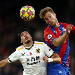 Raúl Jiménez tuvo una discreta actuación en la derrota de los Wolves