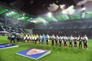 M'Gladbach-Sevilla en imágenes