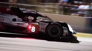 El Toyota de Alonso en Sebring.