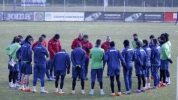 Entrenamiento del Getafe