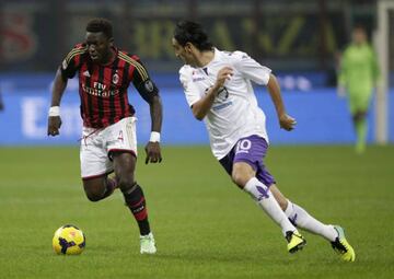 Muntari con el Milan.