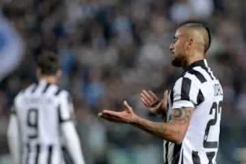 Arturo Vidal estuvo presente en el triunfo de Juventus ante Empoli.