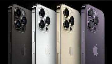 Gama de colores del iPhone 14