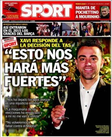 Portadas de la prensa deportiva