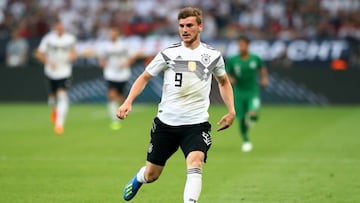 Werner, delantero de la selección alemana.