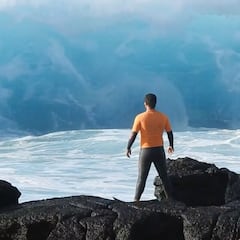 “Me fascina entrar al mar cuando está grande, es hermoso y aterrador”