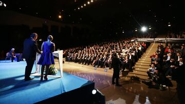 Imagen de la Gala Nacional del Deporte de la AEPD en Málaga en 2016.