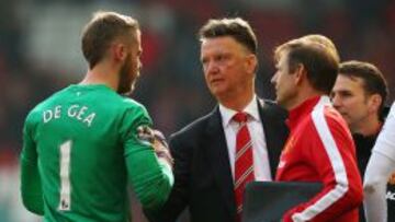 David de Gea, con Van Gaal